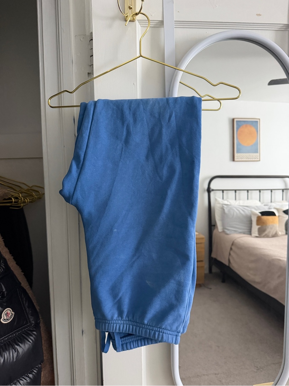 Aritzia Blue Sweatfleece Sweatpants
